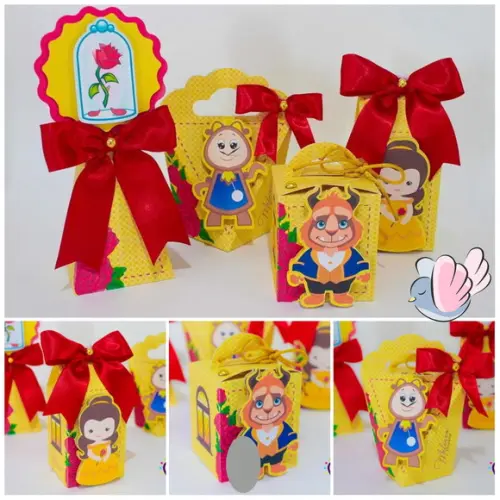 Kit Festa a Bela e a Fera Cute - 10 Itens