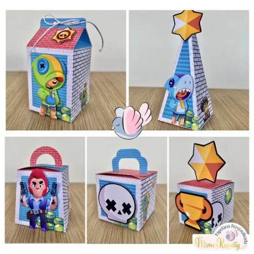 Kit Festa Brawl Stars - 10 Itens