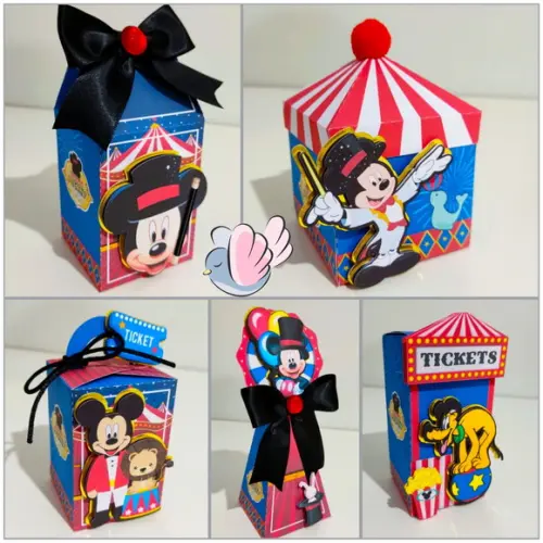 Kit Festa Circo do Mickey - 10 Itens
