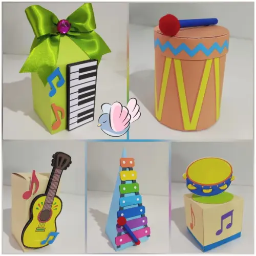 Kit Festa Instrumentos Musicais - 10 Itens