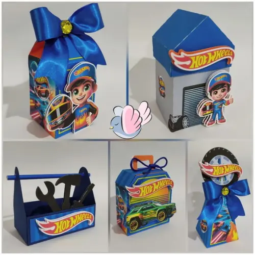 Kit Festa Hot Wheels - 10 Itens