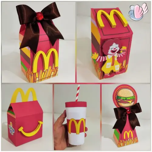 Kit Festa Mc Donalds - 10 Itens
