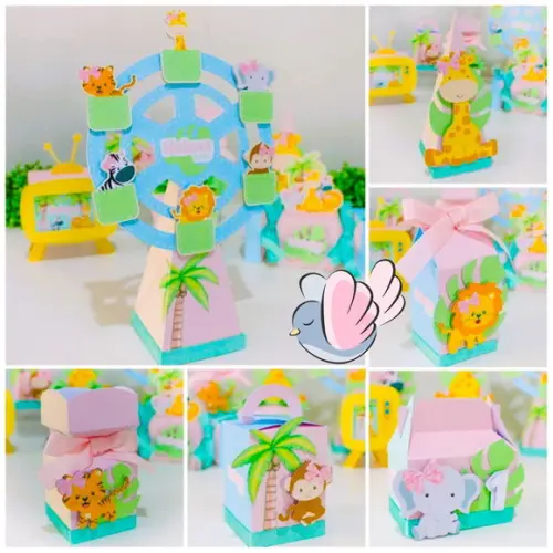 Kit Festa Safari Candy - 10 Itens
