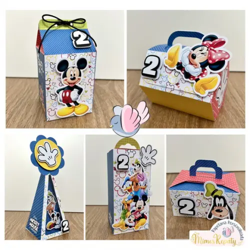 Personalizados - Caixinhas - - Turma do Mickey - 10 Itens