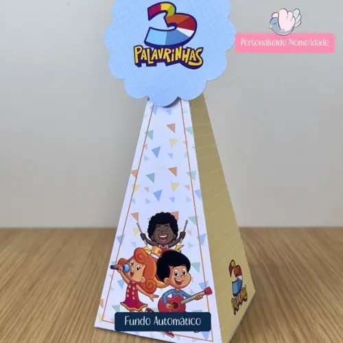 Personalizados - Caixinhas - 3 Palavrinhas - 10 Itens