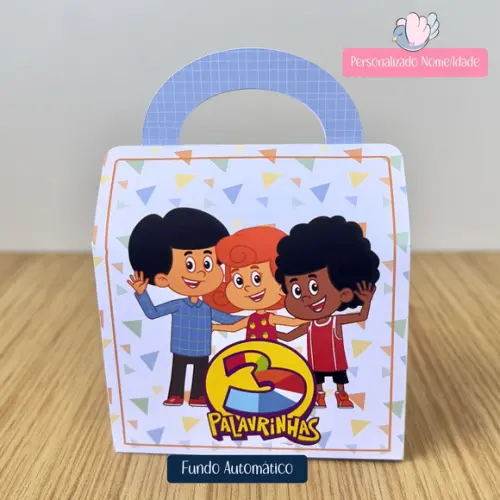 Personalizados - Caixinhas - 3 Palavrinhas - 10 Itens