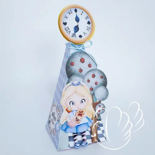 Personalizados - Caixinhas - Alice Aquarela - 10 Itens