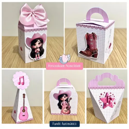 Personalizados - Caixinhas - Ana Castela - 30 Itens