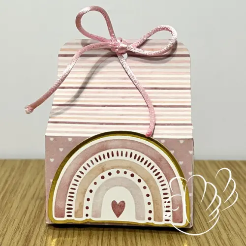 Personalizados - Caixinhas - Arco Iris Boho - 10 Itens