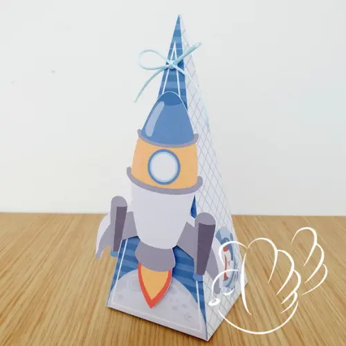 Personalizados - Caixinhas - Astronauta - 10 Itens