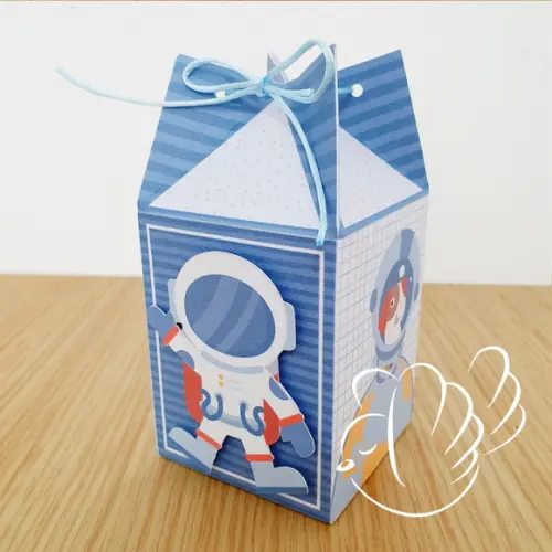Personalizados - Caixinhas - Astronauta - 10 Itens