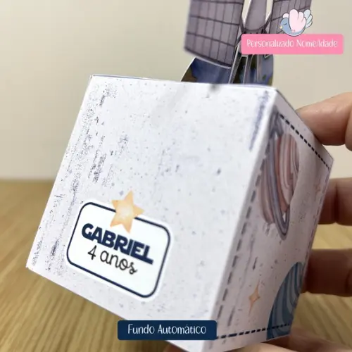Personalizados - Caixinhas - Astronauta - 40 Itens