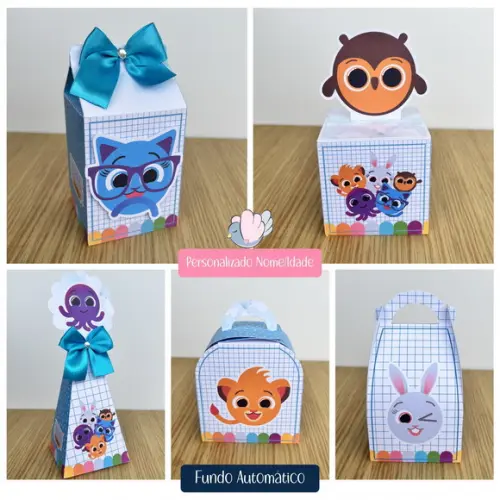Personalizados - Caixinhas - Bolofofos - 10 Itens