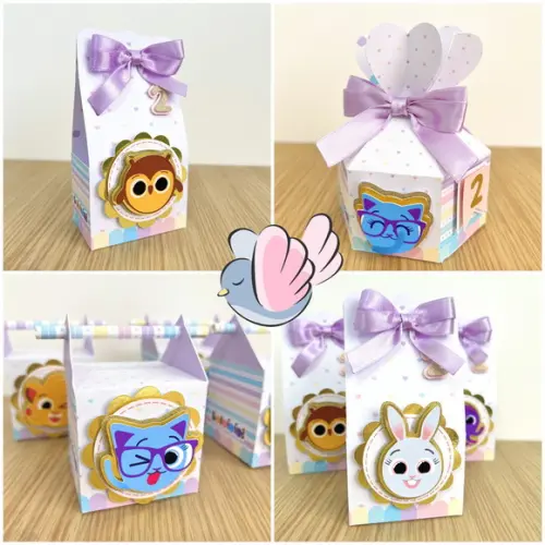 Personalizados - Caixinhas - Bolofofos - 10 Itens
