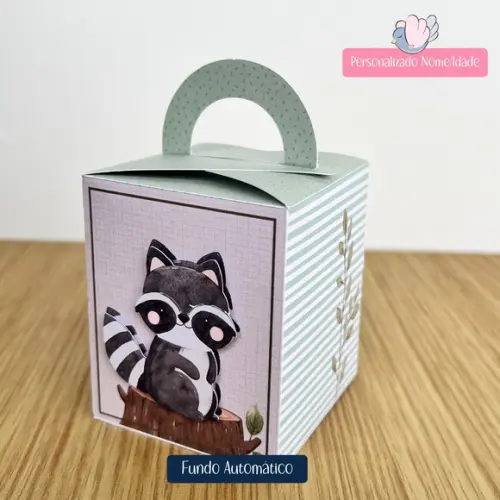 Personalizados - Caixinhas - Bosque Menino- 10 Itens