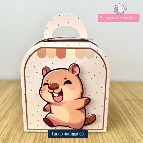Personalizados - Caixinhas - Capivara - 25 Itens