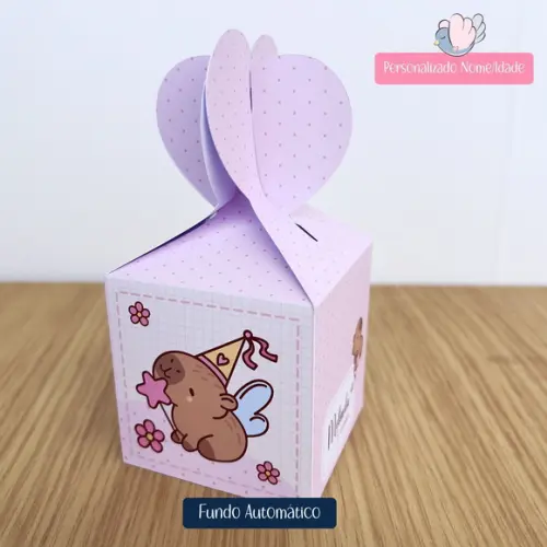 Personalizados - Caixinhas - Capivara Cute - 10 Itens