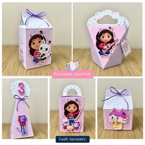 Personalizados - Caixinhas - Casa Mágica da Gabby - 30 Itens