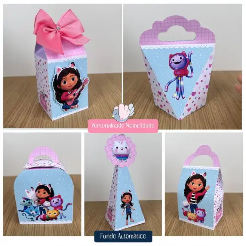 Personalizados - Caixinhas - Casa Mágica da Gabby - 25 Itens