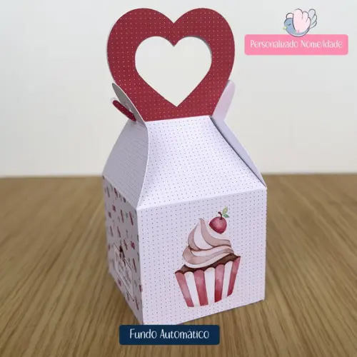 Personalizados - Caixinhas - Cerejinha do Bolo - 10 Itens