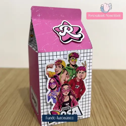 Personalizados - Caixinhas - Clube dos Rosa - 50 Itens