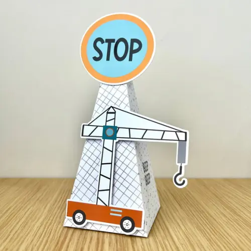 Personalizados - Caixinhas - Construção - 10 Itens