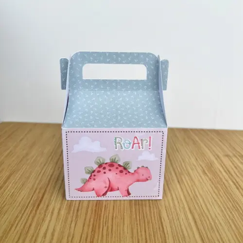 Personalizados - Caixinhas - Dino Aquarela - 10 Itens