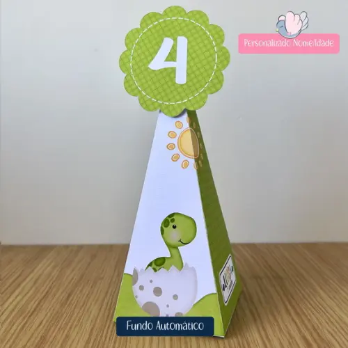 Personalizados - Caixinhas - Dino Aquarela - 15 Itens