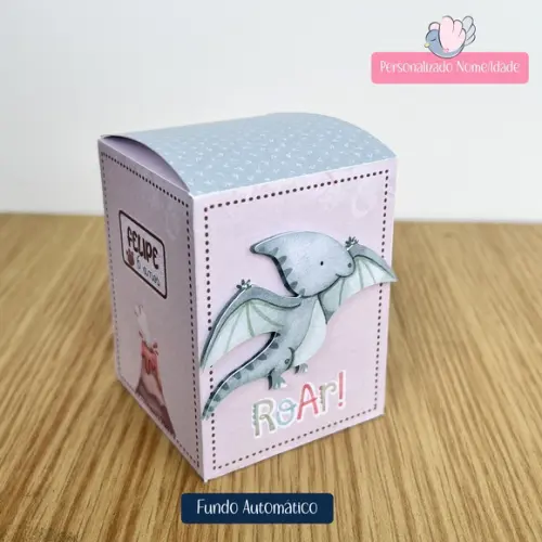 Personalizados - Caixinhas - Dino Aquarela - 20 Itens