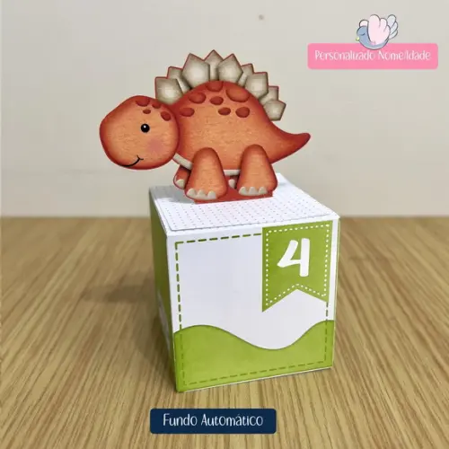 Personalizados - Caixinhas - Dino Aquarela - 40 Itens