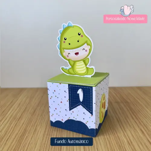 Personalizados - Caixinhas - Dino Baby - 25 Itens