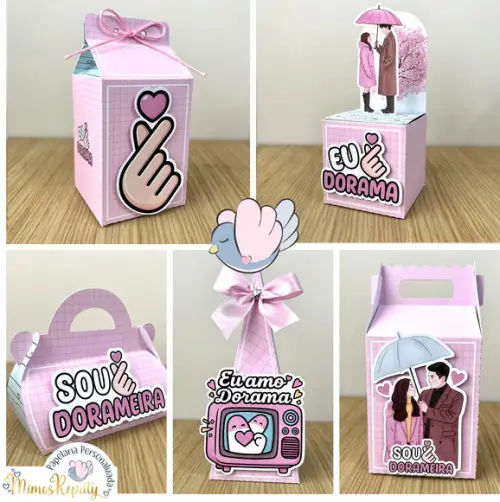 Personalizados - Caixinhas - Dorama - 10 Itens