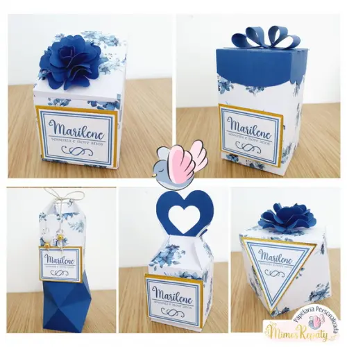 Personalizados - Caixinhas - Floral Adulto - 10 Itens