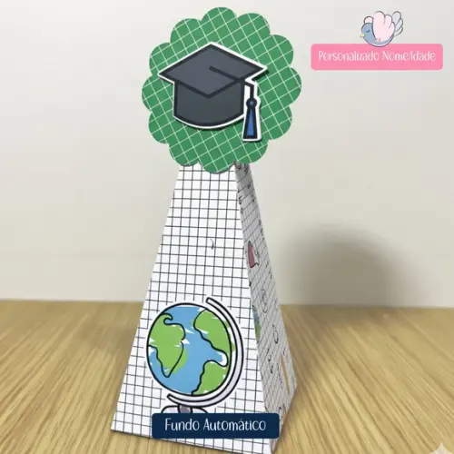 Personalizados - Caixinhas - Formatura Verde - 15 Itens