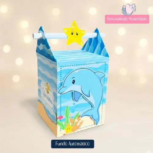 Personalizados - Caixinhas - Fundo do Mar - 50 Itens