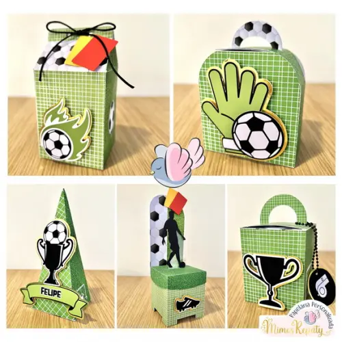Personalizados - Caixinhas - Futebol - 20 Itens