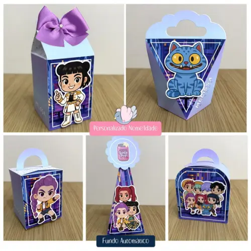 Personalizados - Caixinhas - Guerreiras do Kpop - 25 Itens