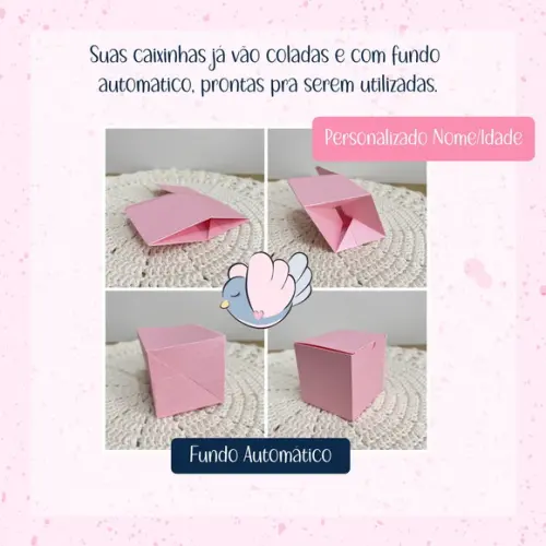 Personalizados - Caixinhas - Jardim de Borboletas - 10 Itens
