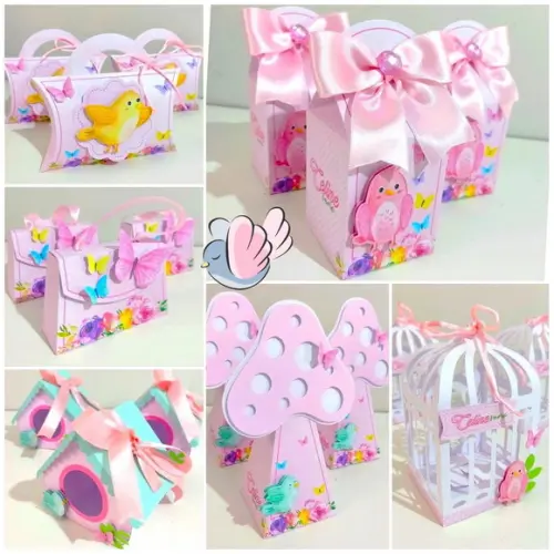 Personalizados - Caixinhas - Jardim Encantado - 10 Itens