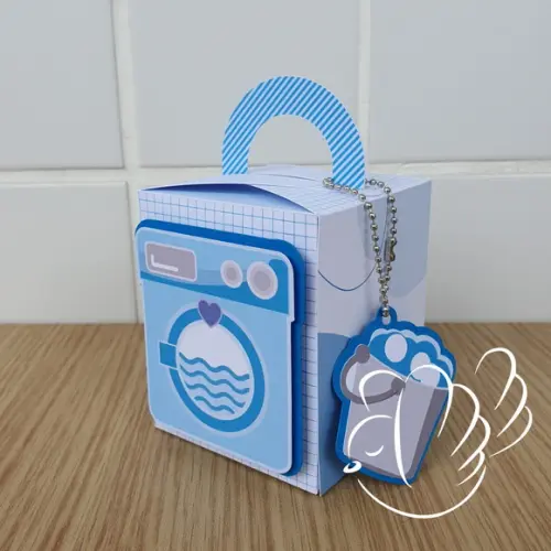 Personalizados - Caixinhas - Lavanderia - 10 Itens