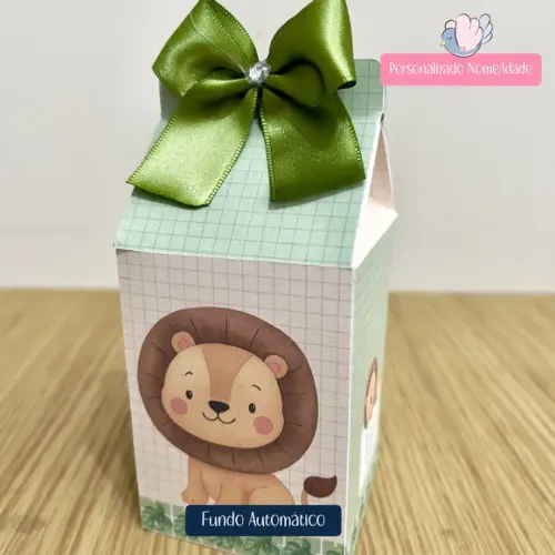 Personalizados - Caixinhas - Leãozinho - 10 Itens
