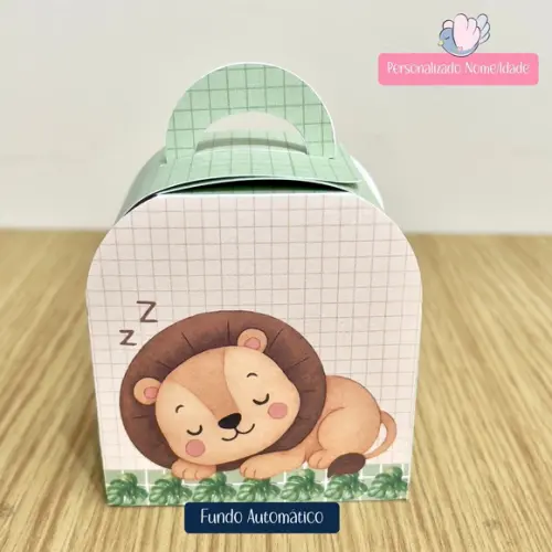 Personalizados - Caixinhas - Leãozinho - 40 Itens