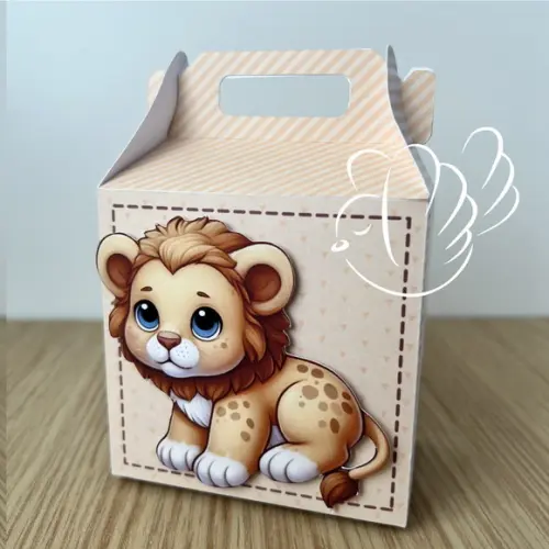 Personalizados - Caixinhas - Leãozinho- 15 Itens