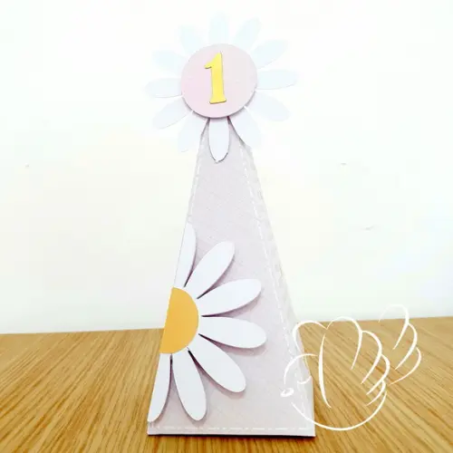 Personalizados - Caixinhas - Margarida Rosa - 10 Itens