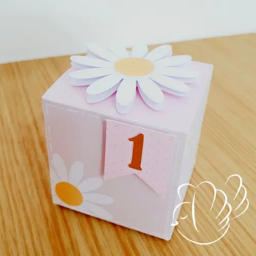 Personalizados - Caixinhas - Margaridas - 10 Itens