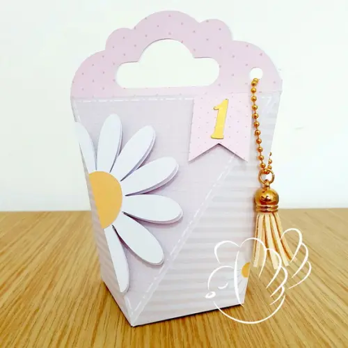 Personalizados - Caixinhas - Margaridas - 10 Itens