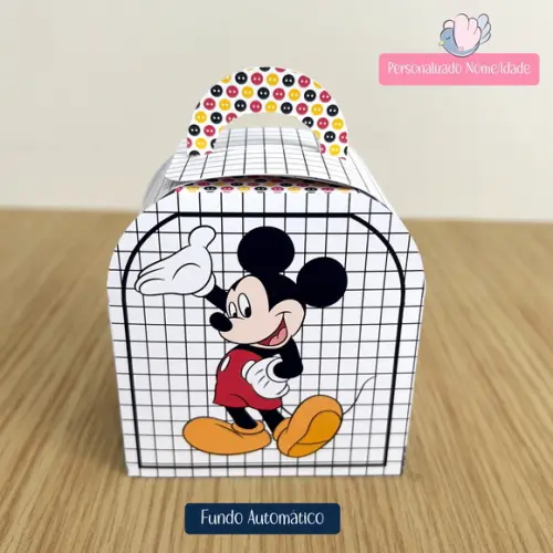 Personalizados - Caixinhas - Mickey - 10 Itens