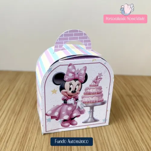Personalizados - Caixinhas - Minnie Confeiteira - 20 Itens