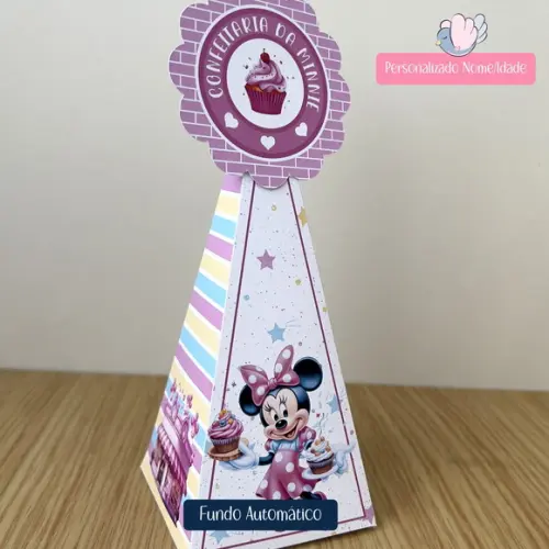Personalizados - Caixinhas - Minnie Confeiteira - 25 Itens