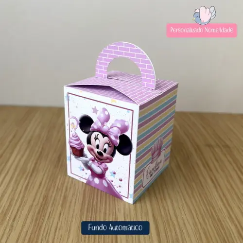 Personalizados - Caixinhas - Minnie Confeiteira - 40 Itens
